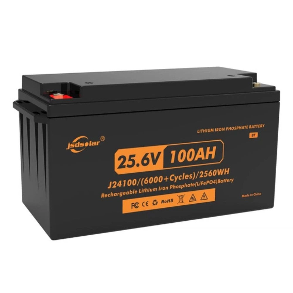 JSDSOLAR J24100 Battery 25.6V, 100Ah 2.56KWH
