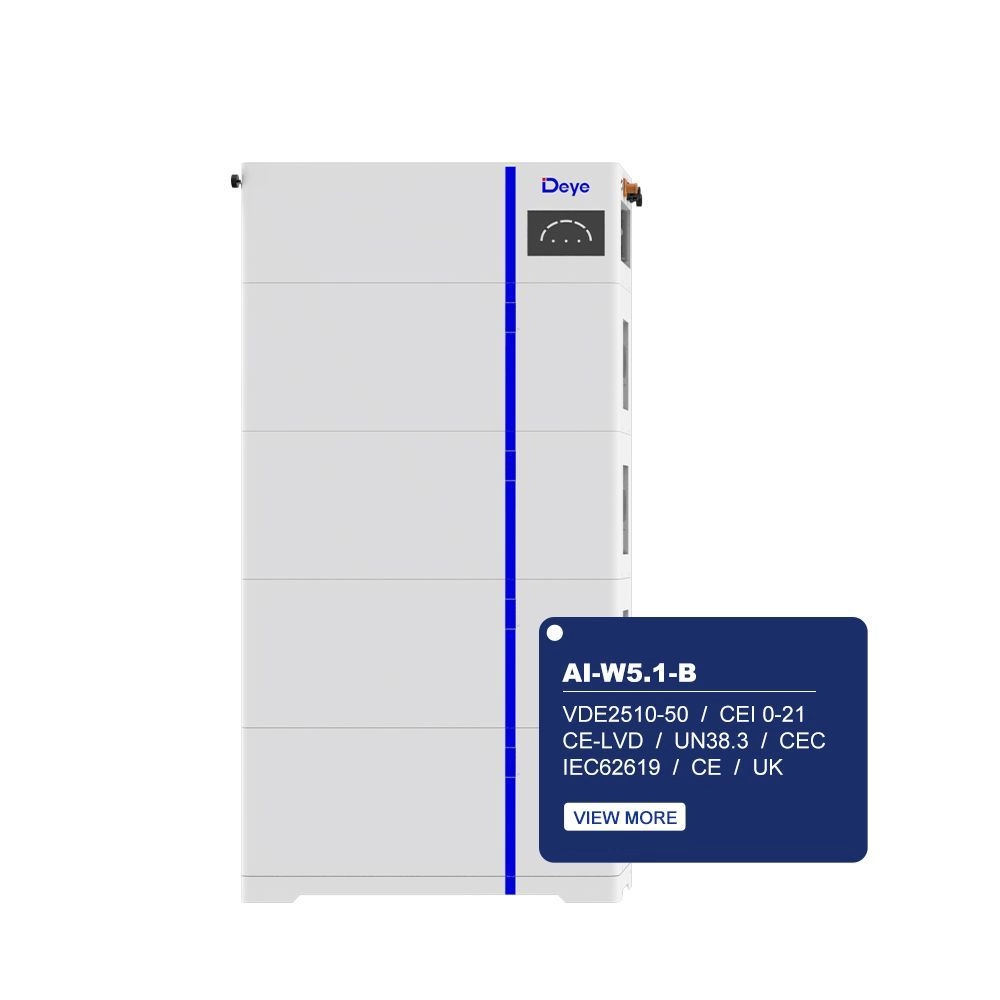 Deye AI-W5.1-B Modular Battery, Battery Module: 51.2V 100AH - 5.12KWH/PC (stackable in 1-6 pcs)